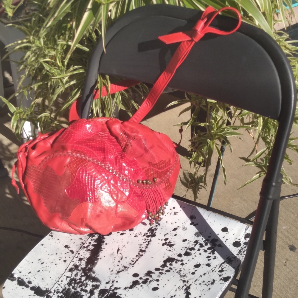Vintage Exotica! Carlos Fiori Handbag
